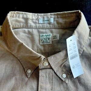 NWT NEW Mens Classic Broken In Oxford Button Down Shirt XXL